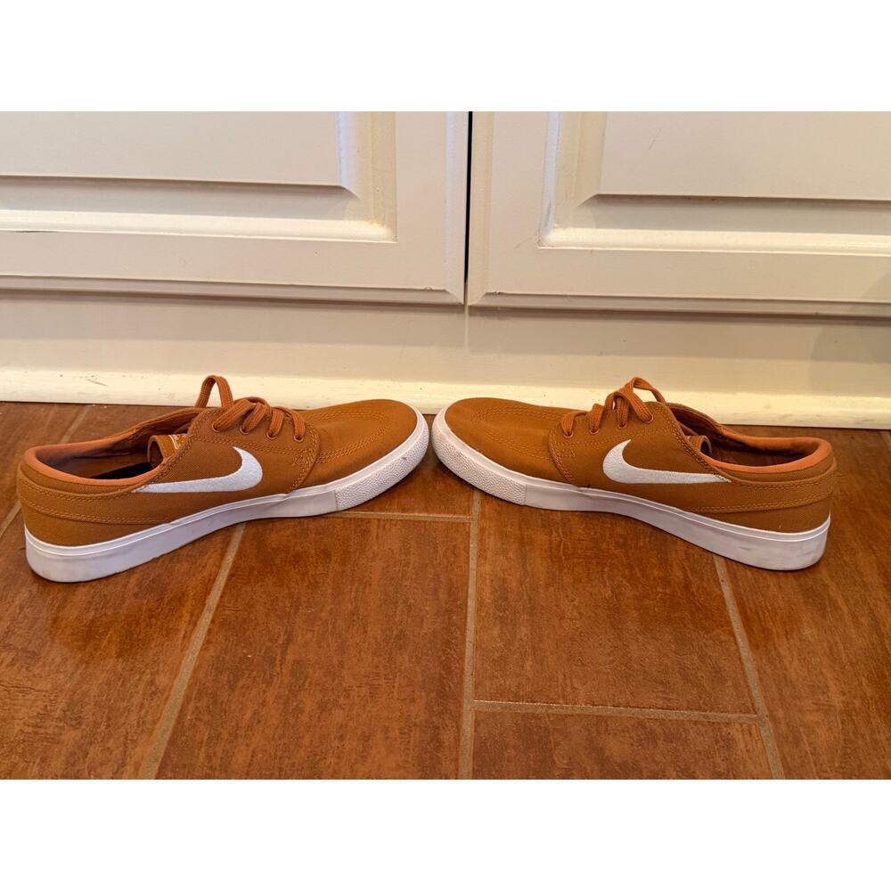 Nike SB Zoom Stefan Janoski Canvas RM Shoes Cider (Brown) White hoes Mens Sz 7.5 - Picture 7 of 11